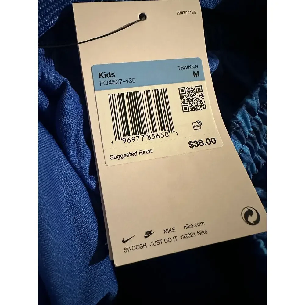 Nike Girls' One Woven High Rise Printed Shorts Size Med.